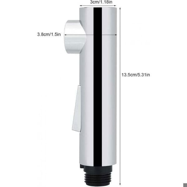Kjøkkenkran sprøyte – LUSKYKA® – 2 spraymoduser – Erstatningssprayhode – ABS-materiale med kromfinish.