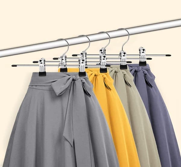 Byx-/kjolgalge med klämmor 10-pack
