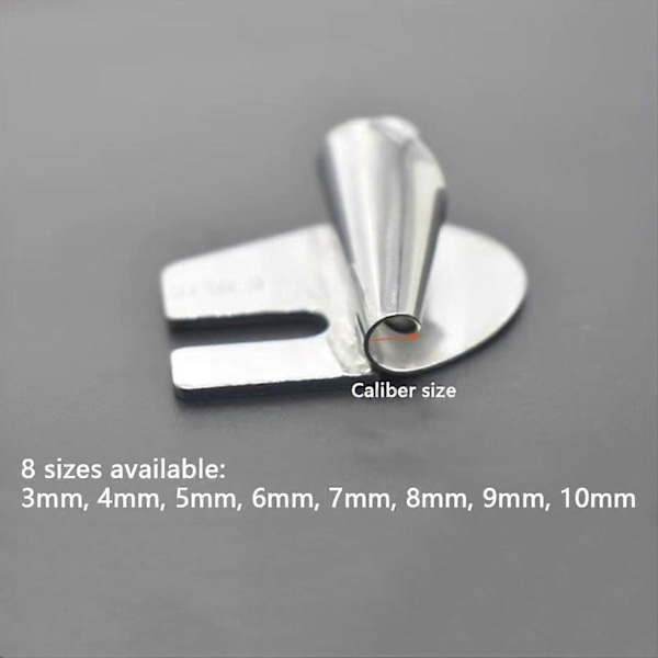 Yleiskäyttöinen ompelun rullapäärmäysjalkasarja, 3-10 mm leveä kapea rullapäärmäyspaininjalka päärmäysjalka saumaohjain ompelukoneen lisävaruste 4pcs -3-4-5-6mm