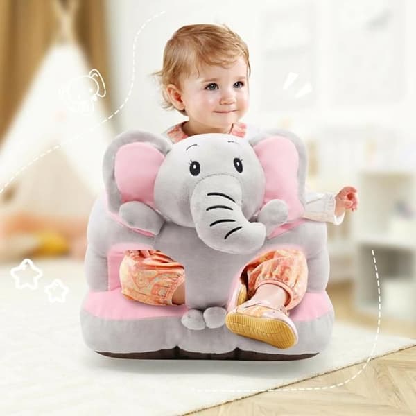 Babystøttesofa – Gulvsete for å lære å sitte – Småbarnsstol (3 til 24 måneder) – A