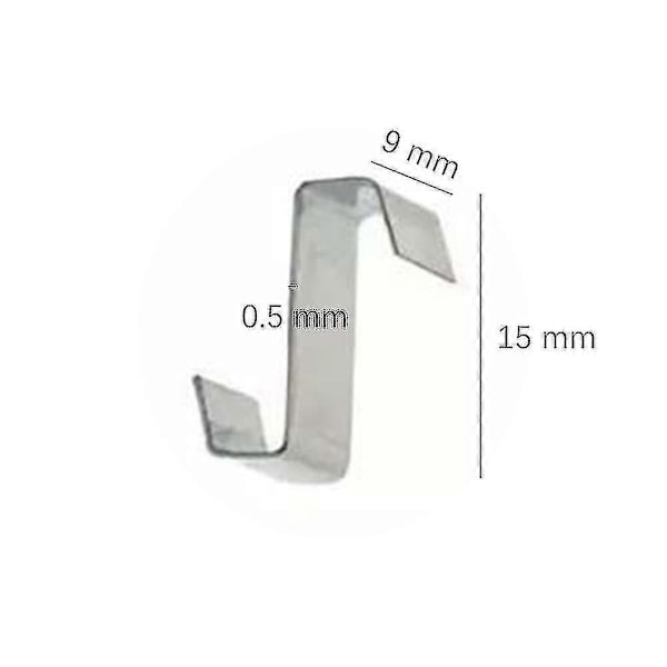 Have Rustfrit Stål Drivhus Glas W Z Type Clips -z(100 stk) Aespa