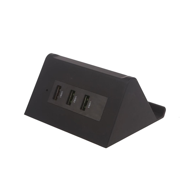 Kompakt DC-konverter med batteriklemme, 12V 24V til 5V 3-ports USB-strømadapter