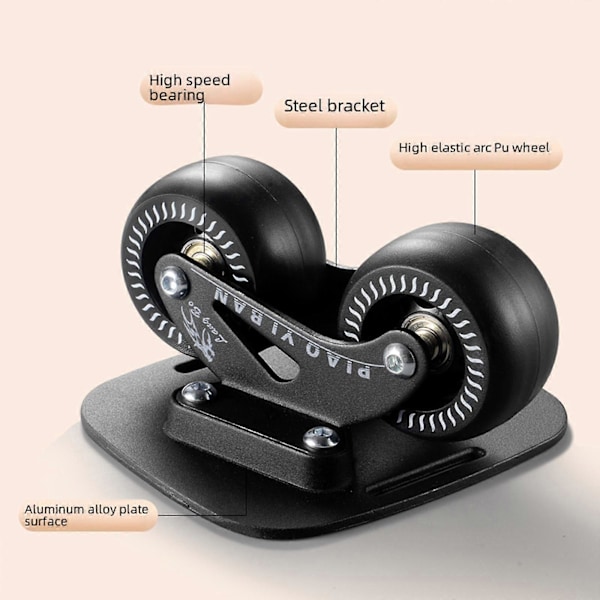 Portable Roller Profesjonelle Road Drift Skates Plate for Gutter Jenter Tenåring Aluminiumlegeringsplate Aluminum alloy plate 13cmx15.5cm x8.5cm