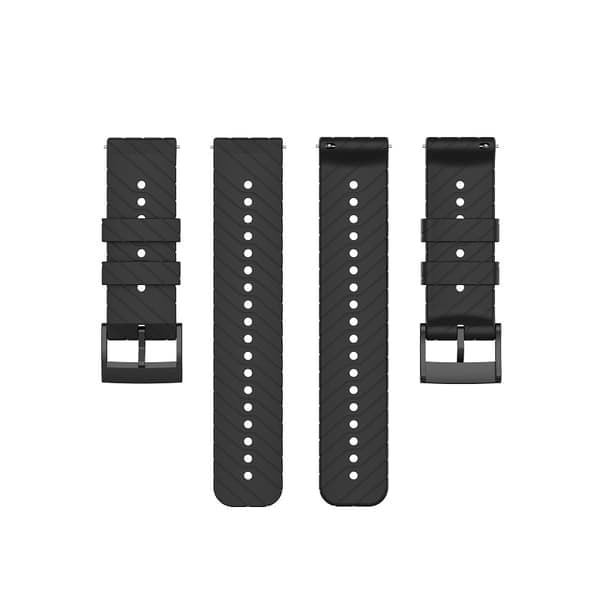 Suunto 7/9/9 Baro/D5 armbånd silikone Sort Sort Black