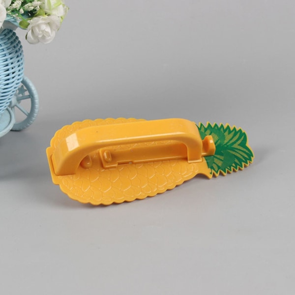 Ananas Slicer Lätt att Rengöra Skarp Bärbar Söt Form Lätt Vikt Ta Bort Ananas Kärna Rostfritt Justerbar Innovativ Ananas Skalare För Kitche