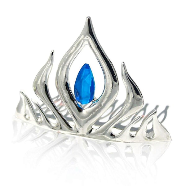 Lasten Pääkoriste Kruunu Leikki Frozen Elsa Silver