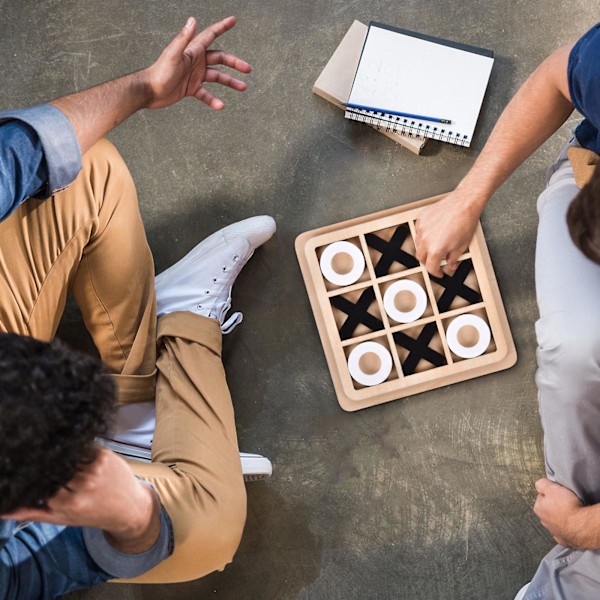 Nolli ja Ristit Lapsille Lautapeli Sisäpeli Tac-toe Nolli