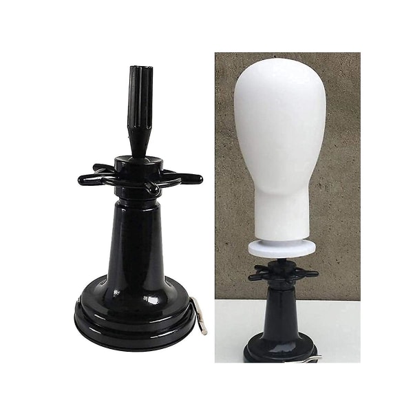Mannequinhodeholder for parykkhode - Premium sugekoppbordholder for parykk og mannequinhode Professio