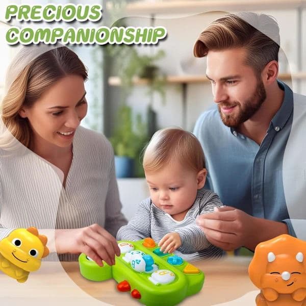 Dinosaur Pop Up-leker for 1 år gamle jenter og gutter Babyleker 6 til 12 måneder Gaver til 1-åring Første bursdagsgaver