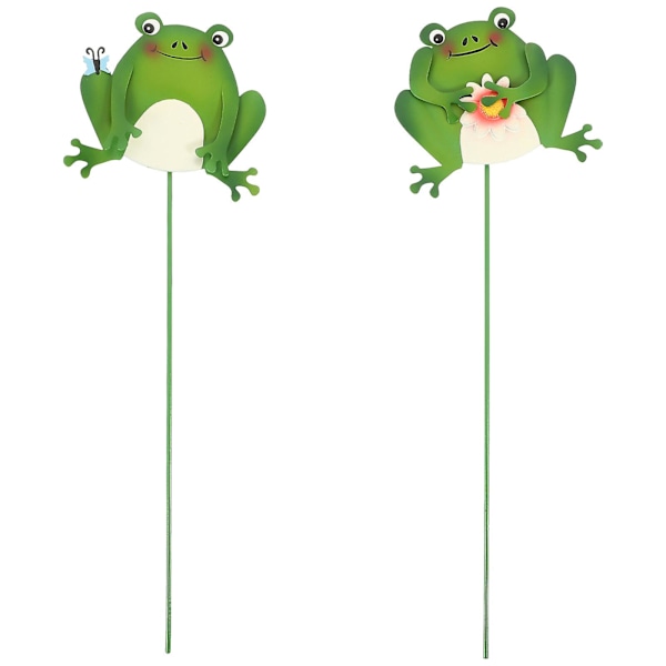 2 stk. Havefigur-Pinde til Haven Havefigurer Havefigurer Havepinde Ornamenter