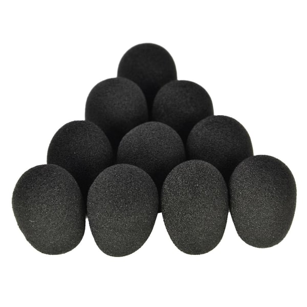 10 stk. headset udskiftning skum mikrofon cover til Razer Blackshark over hovedtelefoner mikrofon cover mikrofon vindskærm headset skum