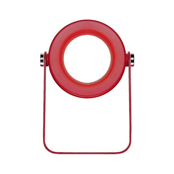 Uttrekkbar LED Touch Lampe Sammenleggbar Teleskopisk Nattlampe Lykt Bordlampe Red