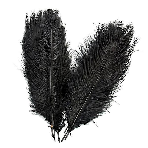 10 stk Strudsefjer Plume Midtpunkt Bryllup Fest Bord Dekoration 30-35cm