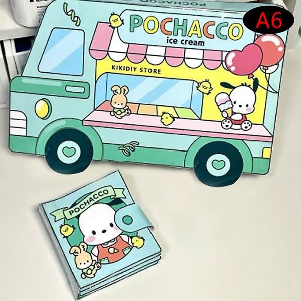 Silent Book Sanrio Doudou Bog Pædagogisk Hjemmelavet Kuromi Bog Melodi Silent Book - Pacha Dog Ice Cream Cart