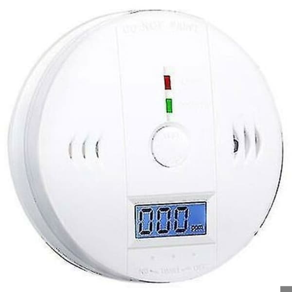 Kolmonoxiddetektor - LUSKYKA® - 85 dB hörbart larm - Elektrokemisk sensor med hög precision