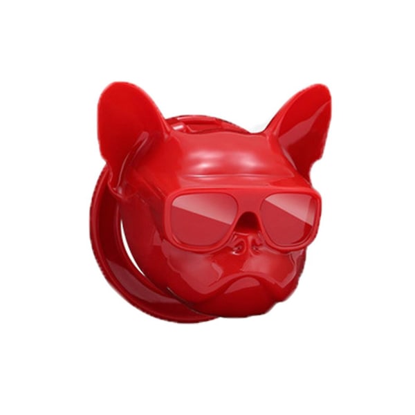 Cool Bulldog -auton moottorin sytytyskatkaisimen cover muovisuojattu käynnistyspainikkeen cover Auton koristelutarvikkeet punainen Style C
