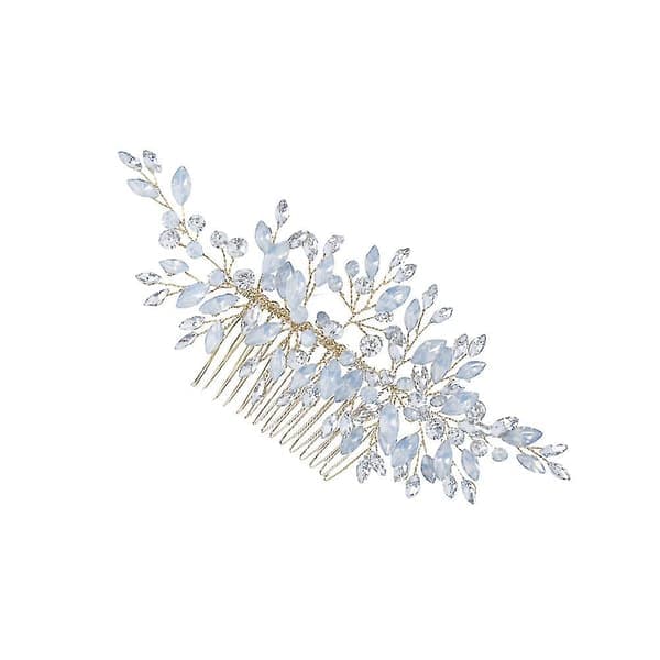 1 hårkam med vackra, eleganta och unika strass - håraccessoarer