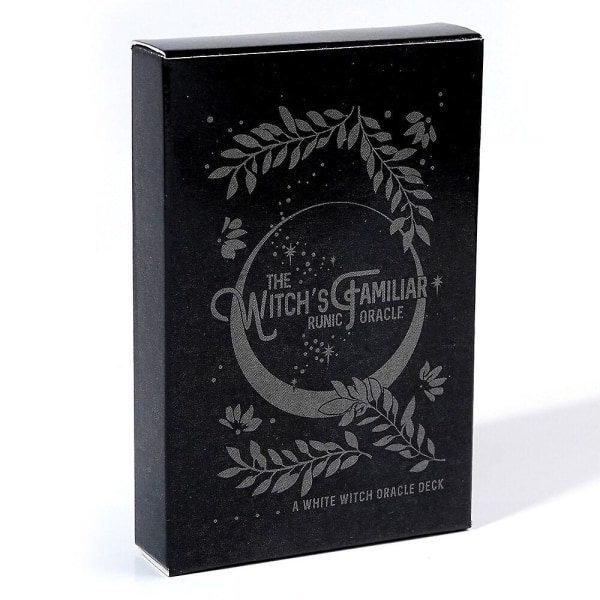 Heksens kjæledyr Runic Oracle 24 kort Indie Tarot Deck Runer Runekort Dyreorakel Dyretarotkort Vikingruner
