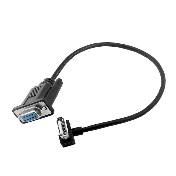 RS232 DB9 9-pin hunn til USB 2.0 A hann PLC seriell kabeladapterkonverter 25 cm