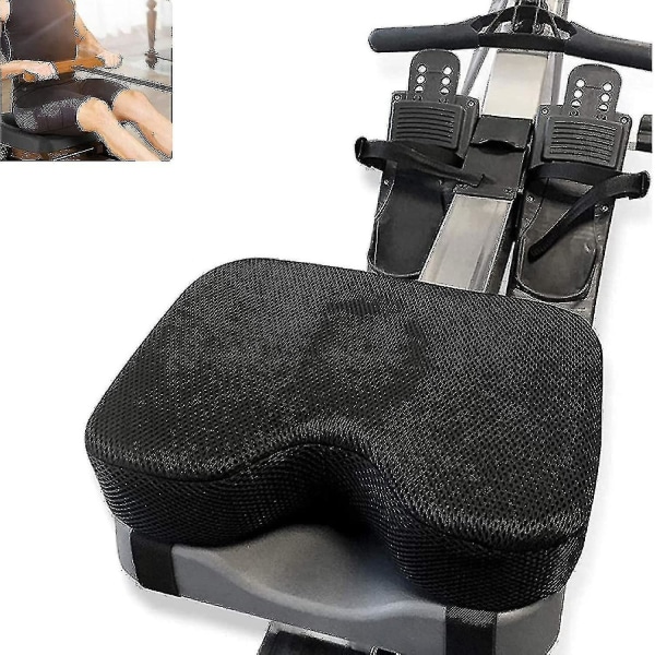 Roddmaskin sittdyna, med anpassat memory foam, tvättbart cover och remmar - alternativ roddmaskin - roddtillbehör