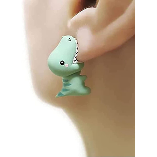 Sødt dyr bid øreringe - Dinosaur Shark øreringe