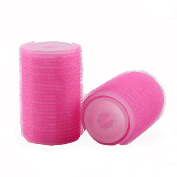 2 stk. Dobbeltlags Bangs Hårkrøller Rulle Hår Styling Værktøjer, Pink