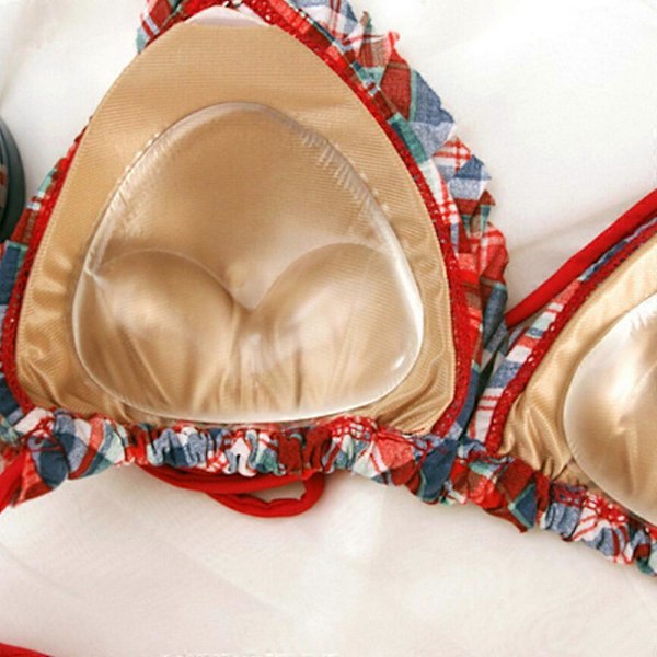 2X Silikon Gel BH Brystforsterkere Bikini Push Up Pads Kyllingfilet Innlegg