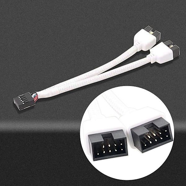 Mini USB 9-pin datasiirtokaapeli suojattu USB 2.0 9-pin jakokaapeli 15 cm