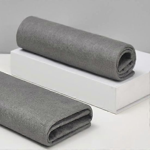 10 st Fönsterputsdukar i Glas, Streckfria, Stark Vattenabsorption, Slitstarka Mikrofiber Rengöringsdukar grey L