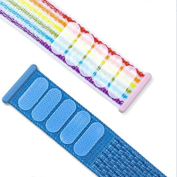 För Xiaomi Smart Band 9 Active Redmi Band 3 Nylonrem med kardborredesign klockarmband White Shell White