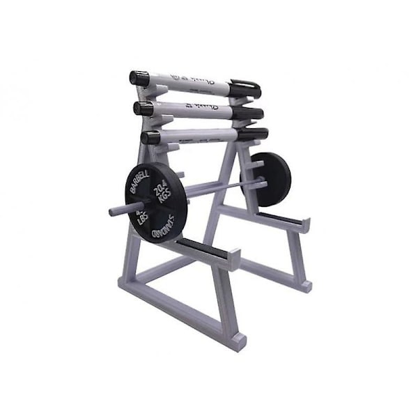 Squat Rack Pen Holder - Skrivbordsorganisatör, Rolig viktlyftning Pen Desktop Holder Organizer Med skivstänger och vikter, Fitness Squat Pencil Holder Access