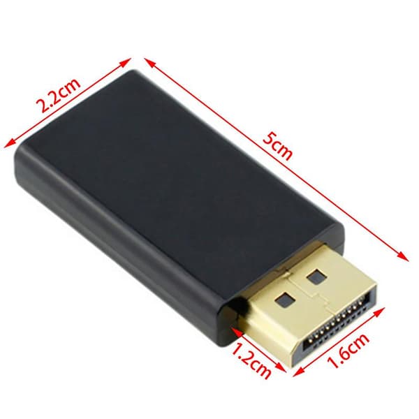 Display Port Til Hdmi Displayport Dp Hdmi Kabel Adapter Videoledning Hdtv Pc 4k