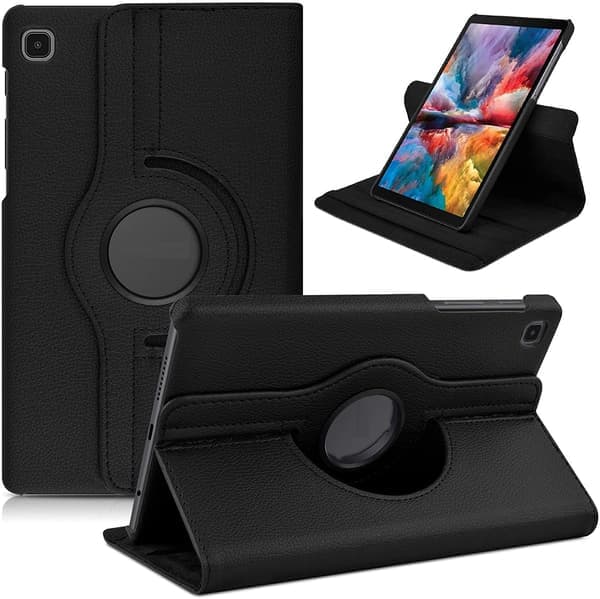 Samsung Galaxy Tab A7 Lite T220/T225 kotelo/jalusta, musta