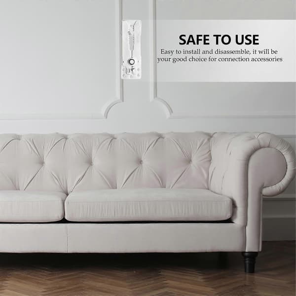 Metalbeslag Forbindelses Spænde Krog Sofaklemmer Sofastik Skruer Sofa Snap Sektions Sofaforbinder