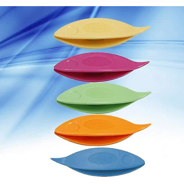 Set med 5 färgglada plastskyttlar för spets DIY handgjorda presenter