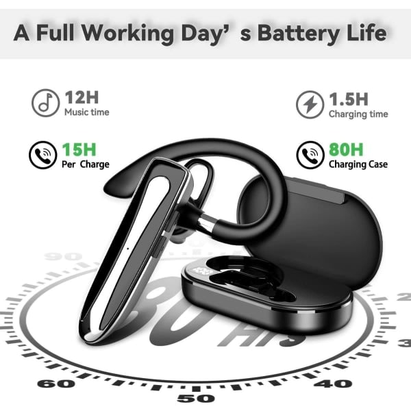 Bluetooth-headset med mikrofon - håndfri