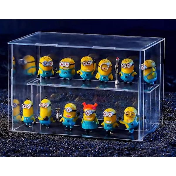 Weitengs Despicable Me Minionerne Rollefigur Display Legetøj Pvc 12stk Sæt Gul