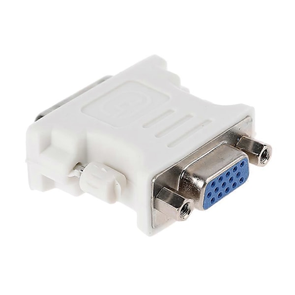 DVI till VGA Adapterkabel Hane till Hona DVI 15 Pin till VGA Konverter Adapter för HDTV Monitor Dator PC Laptop Adapter
