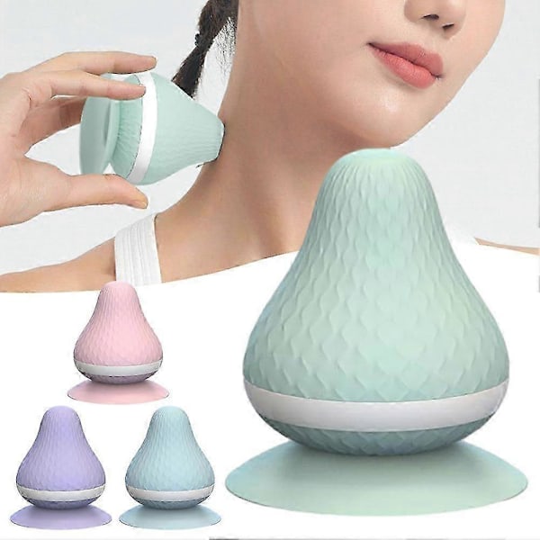 Konformad Sugkopp Massageboll Flexibel Bekväm Muskelavslappnande Massageverktyg för Hemmet Pink