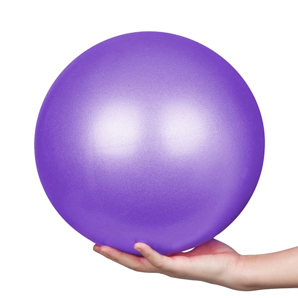 Pilates Ball, Mini Pilates Ball, Myk, Anti-Skli, Anti-Burst, for Sport and Fitness Azul