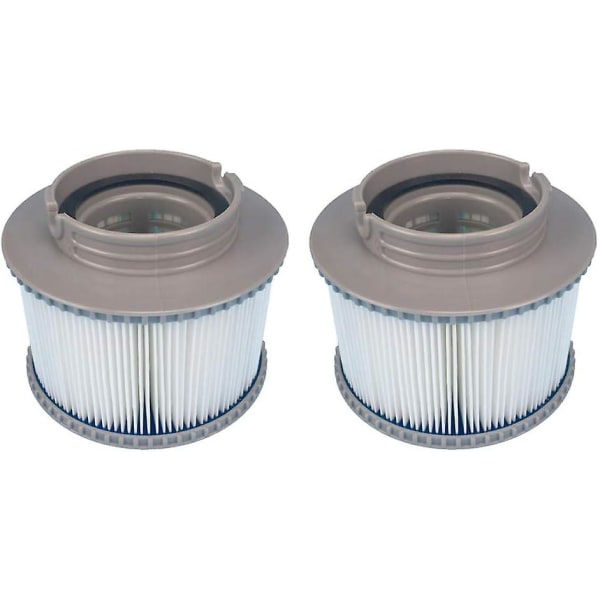 Pakke med 2 erstatningsfilter for Mspa Fd2089, filterpatronpumpe for Mspa alle nåværende spa