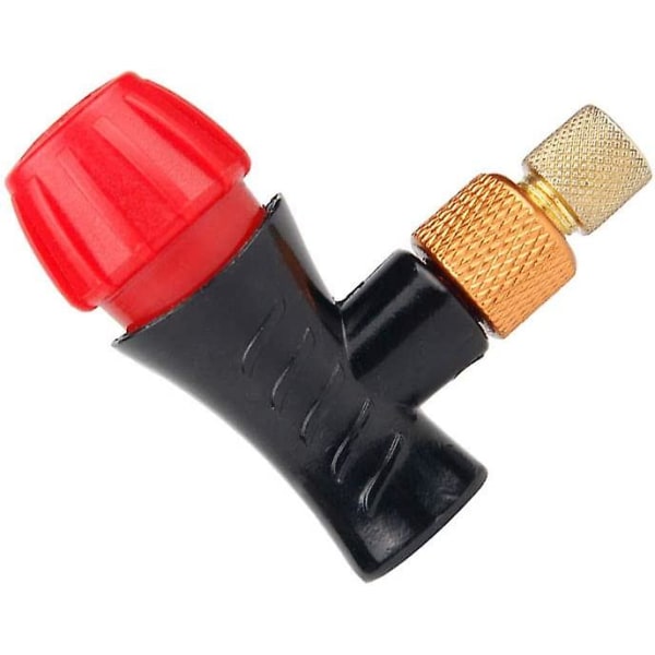 Cykel Däck Uppblåsare Adapter Co2 Patroner Cykel Pump Ventil Adapter Huvud Kompatibel För Landsväg Mountainbikes (1st)