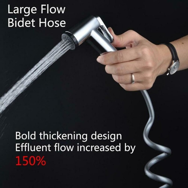 Plastisk fjær fleksibel dusjslange, vannrør for en toalett bidet spray, 2m