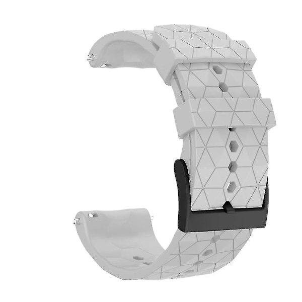 Til Suunto Spartan Sport Suunto 9/9 Baro/d5 Silikonrem 12-26 White