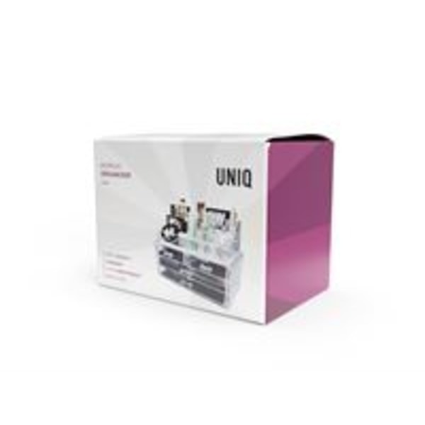 UNIQ Meikkiteline akryylillä, jossa 4 laatikkoa SF1155
