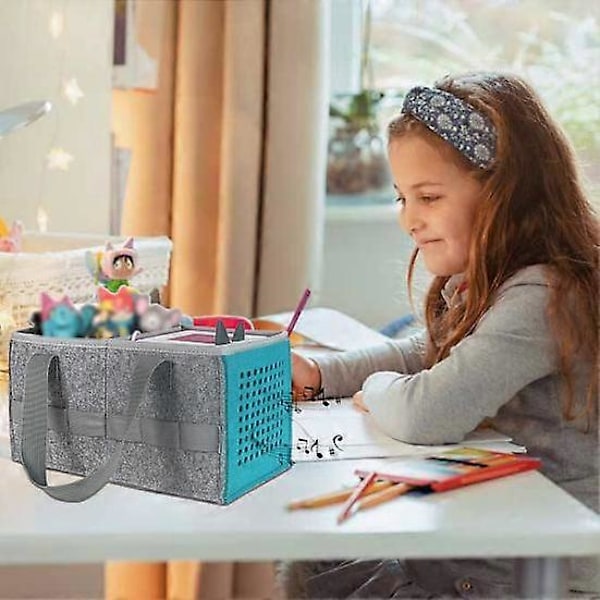 Oppbevaringsveske for Audio Player for Toniebox Pedagogisk Musikkleketøy Etui for Tonies Figurer Bærbar Håndveske purple