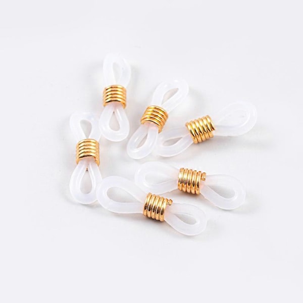 Holder Kjede Brilleender Brillekjede Stropp Løkkeender av Glass Snorender av Brillekjede Holder Silikon Lanyard Stropp DIY Perlekobling Briller