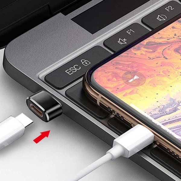 USB-C hunn til USB-A hann-adapter (4-pakning) - Støtter PD hurtiglading for raske og effektive tilkoblinger