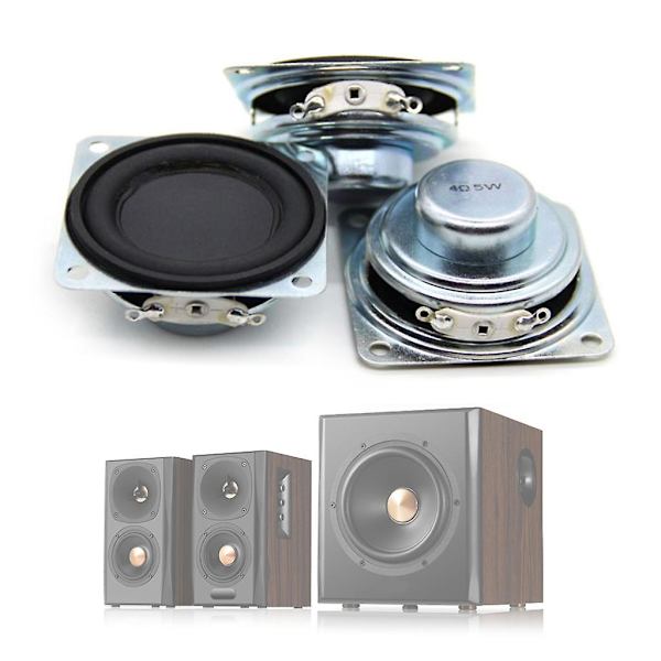 45mm Full Range 4 Ohm Neodymium Högtalare För Diy Hemmabio 2st