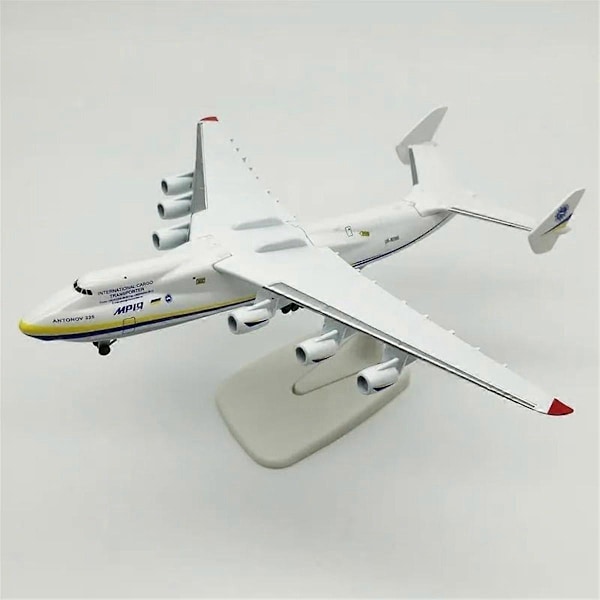 Metalllegering Antonov An-225 Mriya Flygplansmodell 1/400 Skalmodell Flygplansleksak för Samling